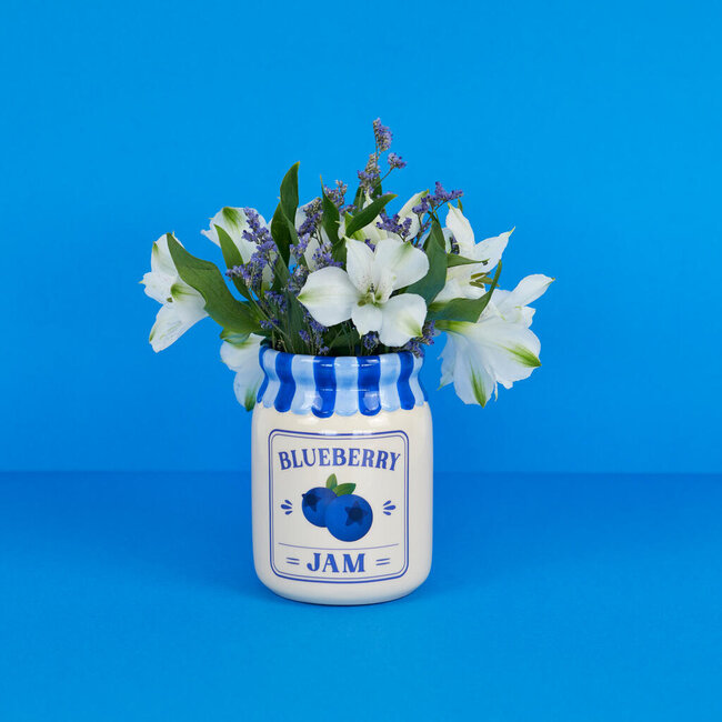 Balvi Mini vaas Blueberry Jam blauw