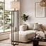 Light en Living Vloerlamp 30x30x140 cm MACE bruin van Light & Living