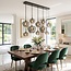 Light en Living Hanglamp Mayson Smoke met 10 lampen - Light & Living