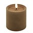 Countryfield Stompkaars Lyon LED velvet taupe S - Ø 7,5 x 7,5 cm