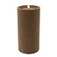 Countryfield Stompkaars Lyon LED velvet taupe M - Ø 10 x 20 cm