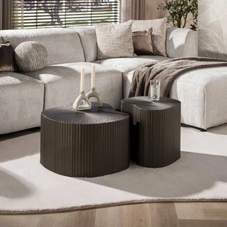 WoonStijl Salontafel Maya Ray niervormig set van 2