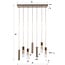 WoonStijl Hanglamp Lungo 4+3-lichts Beige