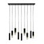 WoonStijl Hanglamp Lungo 5+4-lichts Sienna bruin