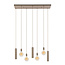 WoonStijl Hanglamp Senso 4+3-lichts Beige
