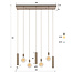 WoonStijl Hanglamp Senso 4+3-lichts Beige