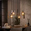 WoonStijl Hanglamp Senso 4+3-lichts Sienna bruin