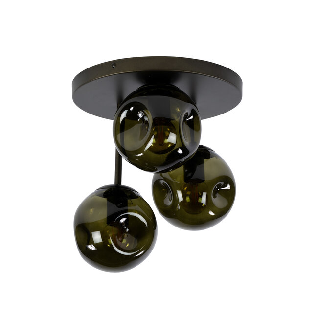 WoonStijl Plafondlamp Stellar 3-lichts Sienna bruin
