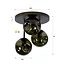 WoonStijl Plafondlamp Stellar 3-lichts Sienna bruin