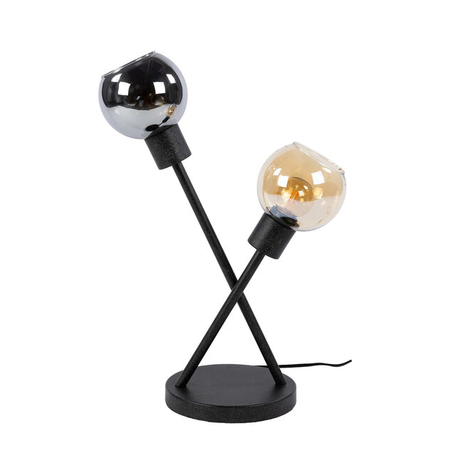 WoonStijl Tafellamp Sfera Tricolore 2-lichts Artic zwart