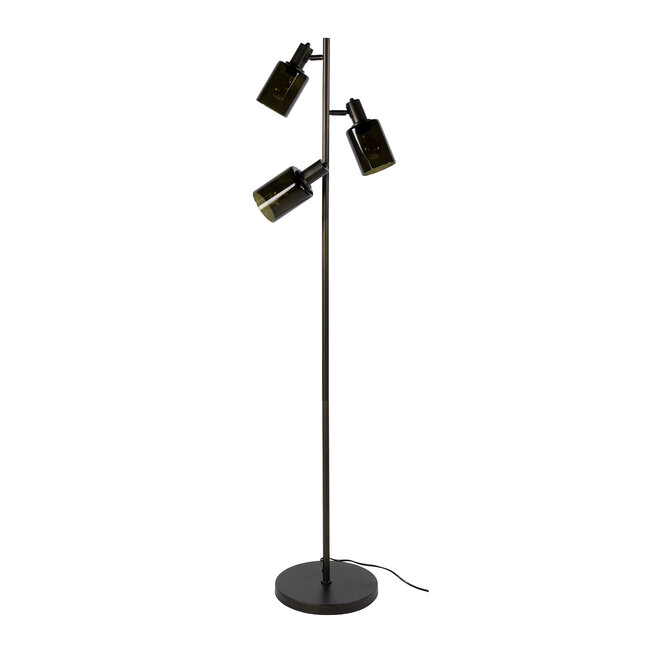 WoonStijl Vloerlamp Sepiora 3-lichts Sienna bruin
