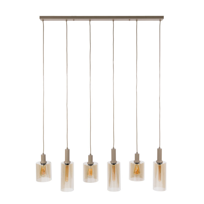 WoonStijl Hanglamp 6L Sepiora Beige