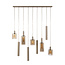 WoonStijl Hanglamp Sepiora 5+4-lichts Sienna beige