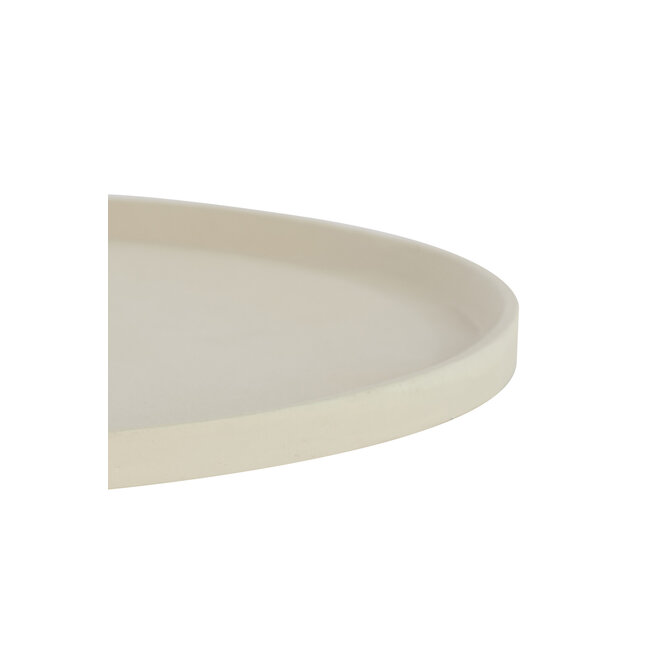 Light en Living Schaal Ø30x1,5 cm MAES crème