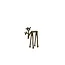 Light en Living Ornament 15x6x20 cm DEER mat bruin-brons