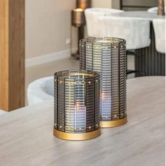 Richmond Interiors  Windlicht Daylin klein Grijs
