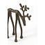 Light en Living Ornament 15x6x20 cm DEER mat bruin-brons