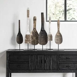 MUST Living Tribal Spoon whitewash set van 2