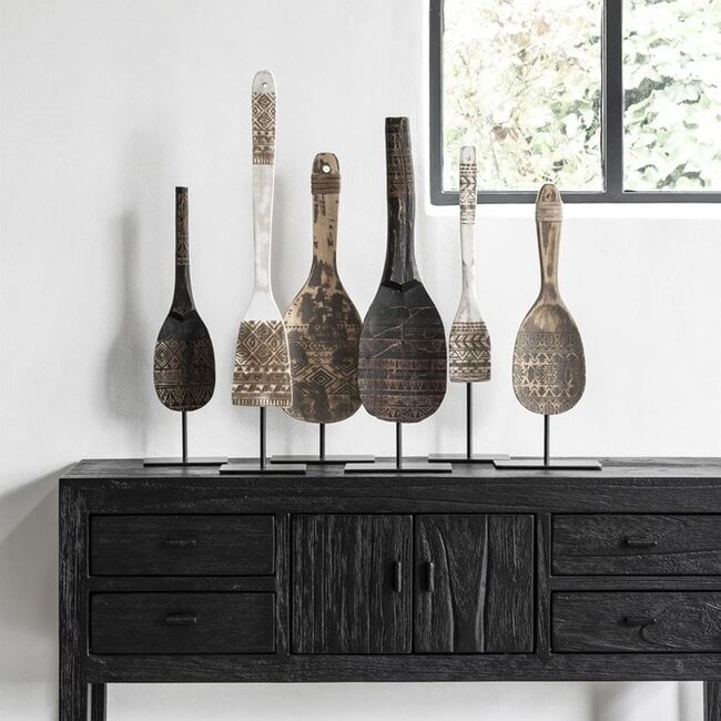 MUST Living Tribal Spoon whitewash set van 2