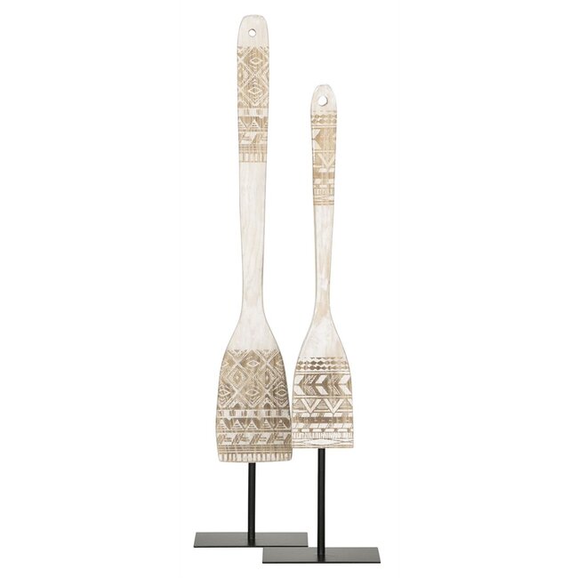 MUST Living Tribal Spoon whitewash set van 2