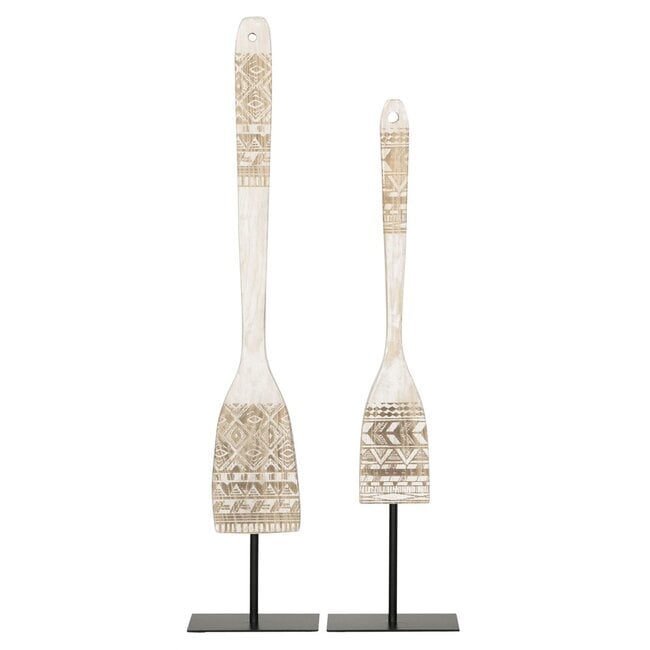 MUST Living Tribal Spoon whitewash set van 2