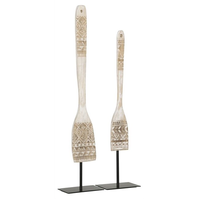 MUST Living Tribal Spoon whitewash set van 2