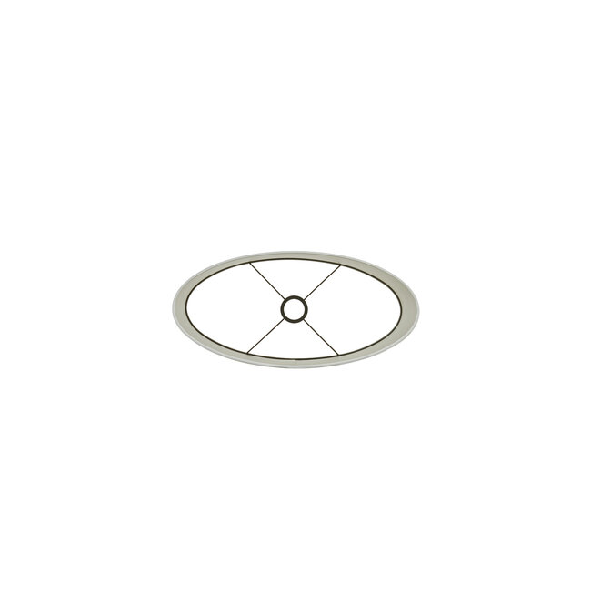 Light en Living Kap ovaal recht smal 70-28-38 cm SAVERNA eiwit