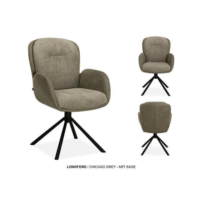 WoonMax Eettafelstoel Longford - Diverse kleuren Art