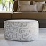Light en Living Poef 68x68x35 cm LIBERIA beige+zand