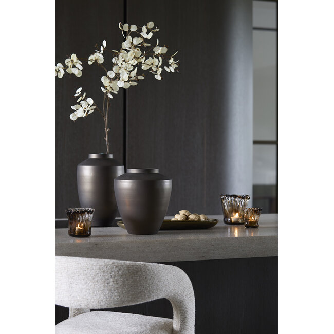 Light en Living Kunstbloem 30x10x118 cm EUCALYPTO crème