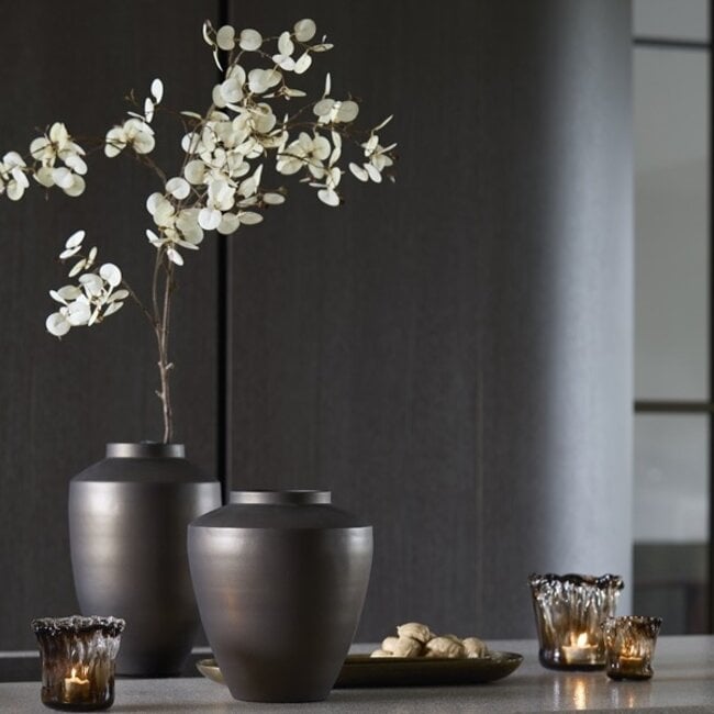 Light en Living Kunstbloem 30x10x118 cm EUCALYPTO crème