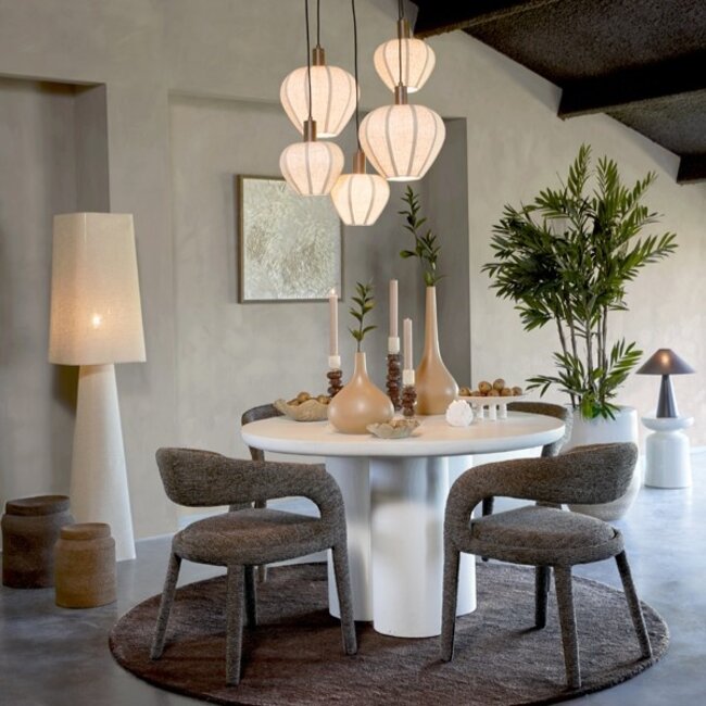 Light en Living Schaal 34x31x11 cm BANDA keramiek bruin