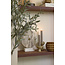 Light en Living Ornament op voet 25,5x6,5x30 cm SEV marmer taupe+marmer wit