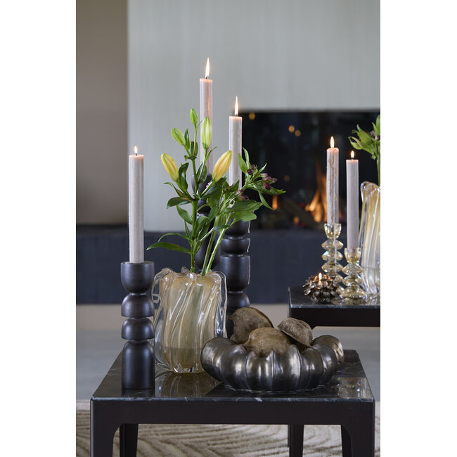 Light en Living Kandelaar Ø7,5x28 cm CAZORLA hout chocolade bruin