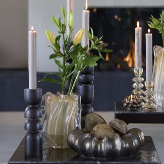 Light en Living Kandelaar Ø7,5x28 cm CAZORLA hout chocolade bruin