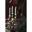 Light en Living Kandelaar Ø10x30,5 cm SANTA groen+goud