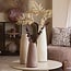 Light en Living Vaas Ø15x29,5 cm FARENZO glas oud roze