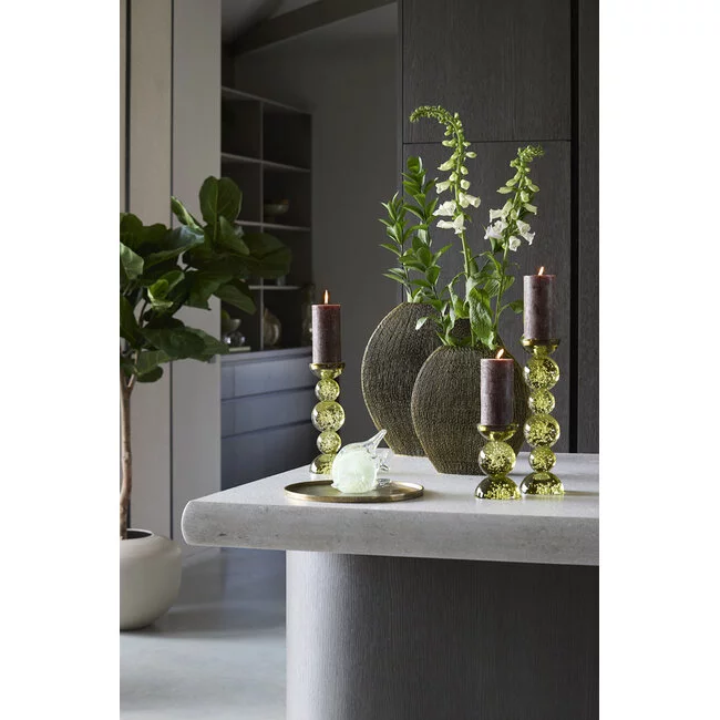 Light en Living Vaas deco 41x13x39,5 cm BUBIO antiek brons
