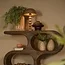 Light en Living Vaas deco Ø14x24 cm CULLA keramiek licht perzik