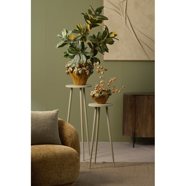 Light en Living Zuil Ø31x80 cm DIMEKA olijf groen