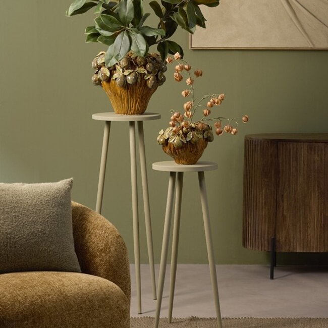 Light en Living Zuil Ø31x80 cm DIMEKA olijf groen