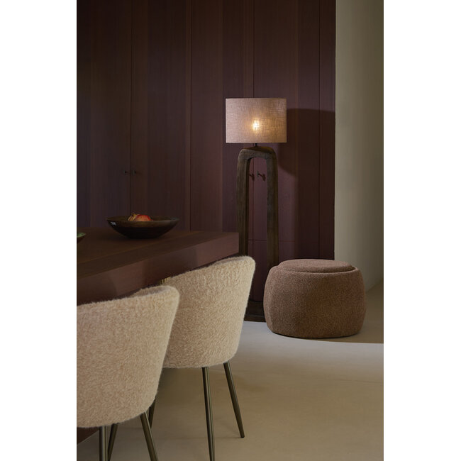 Light en Living Salontafel Ø70x47 cm RASHANA bruin-terra