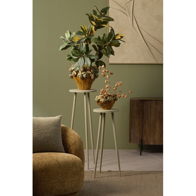 Light en Living Zuil Ø35x100 cm DIMEKA olijf groen