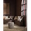 Light en Living Poef Ø40x44 cm DAVONTE groen-grijs+beige