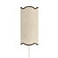 Light en Living Wandlamp E14 15x10x30,5 cm VYANA linnen naturel+donker bruin