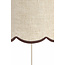 Light en Living Wandlamp E14 15x10x30,5 cm VYANA linnen naturel+donker bruin