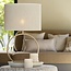 Light en Living Ovale Lampenkap BRESKA in Parelwit - Stijlvol design in diverse maten