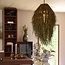 Light en Living Hanglamp Ø45x60 cm ARISCO rotan donker bruin
