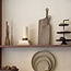 Light en Living Tafellamp LED Ø10x25 cm BRYLO linnen naturel+hout dnkr bruin