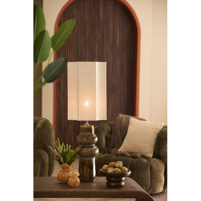 Light en Living Kap cilinder 25x25x35 cm DASLI naturel